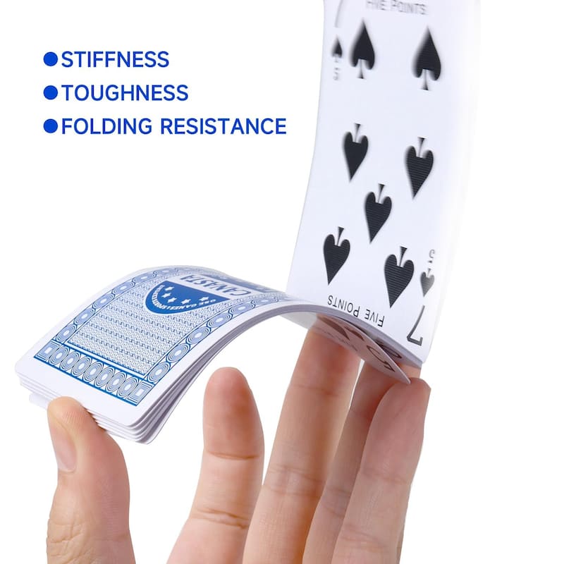 GSE Canasta Cards Game Set, Includes Canasta Playing Cards with Point Values, Revolving Card Tray, Score Sheets