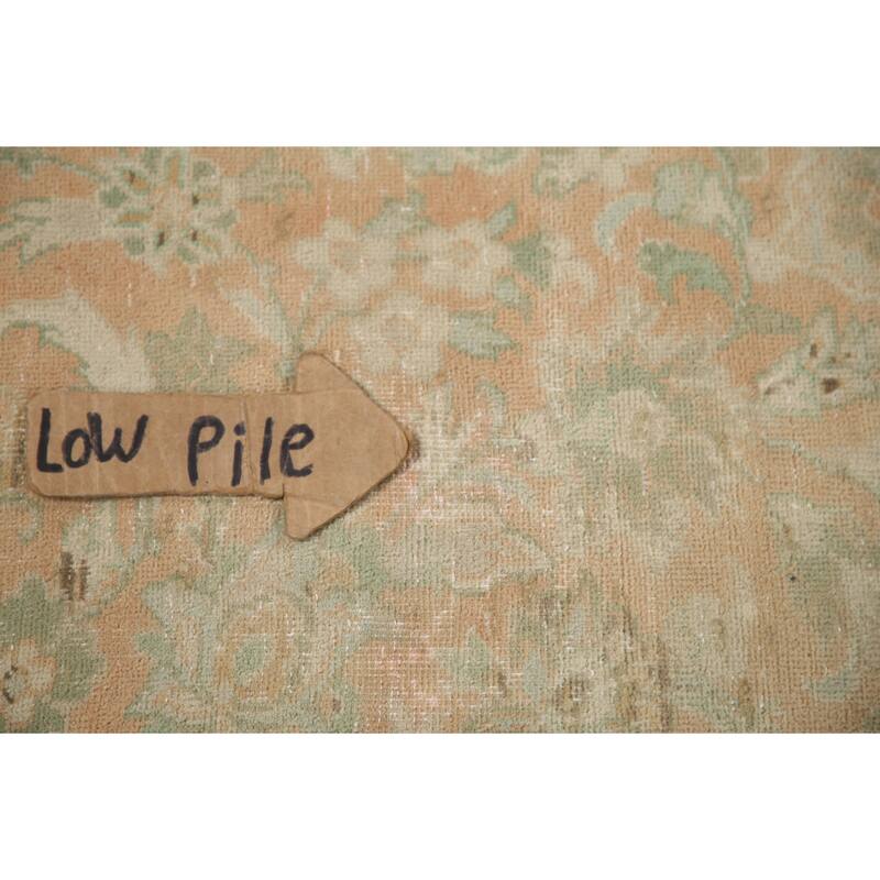 Hand Knotted Oriental 100% Wool Carpet Traditional Floral Oranges & Rust Kashan Area Rug - 13' 1'' X 9' 6''