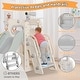 preview thumbnail 10 of 16, Toddler Slide, 6 in 1 Kids Indoor Slide for Toddlers 1-3, Baby Slide for Indoor Outdoor, L Shaped Slide for Kids Playset
