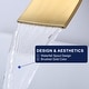 preview thumbnail 21 of 29, WOWOW Single Handle Wall Mounted Bathroom Basin Faucet