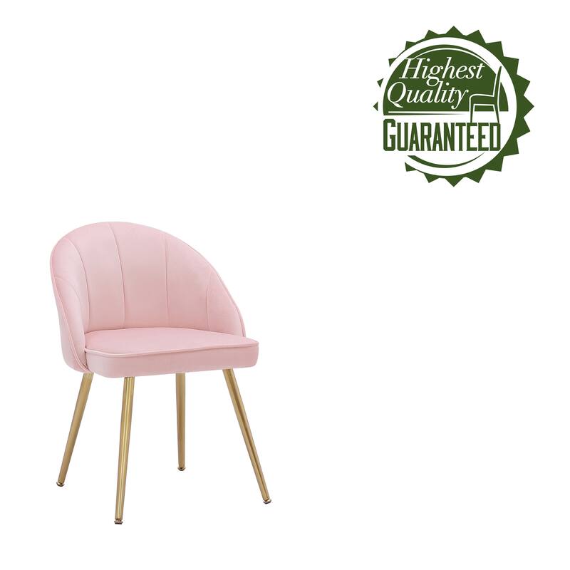 Porthos Home Daija Velvet Dining Chairs with Gold Legs
