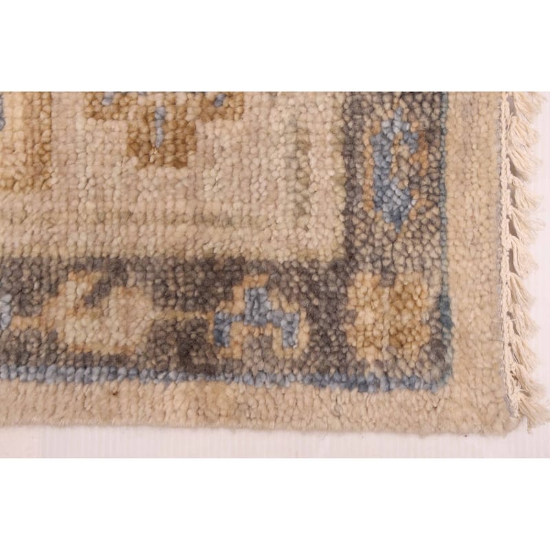 ECARPETGALLERY Hand-knotted Jules Serapi Dark Grey Wool Rug - 8'10 x 12'0