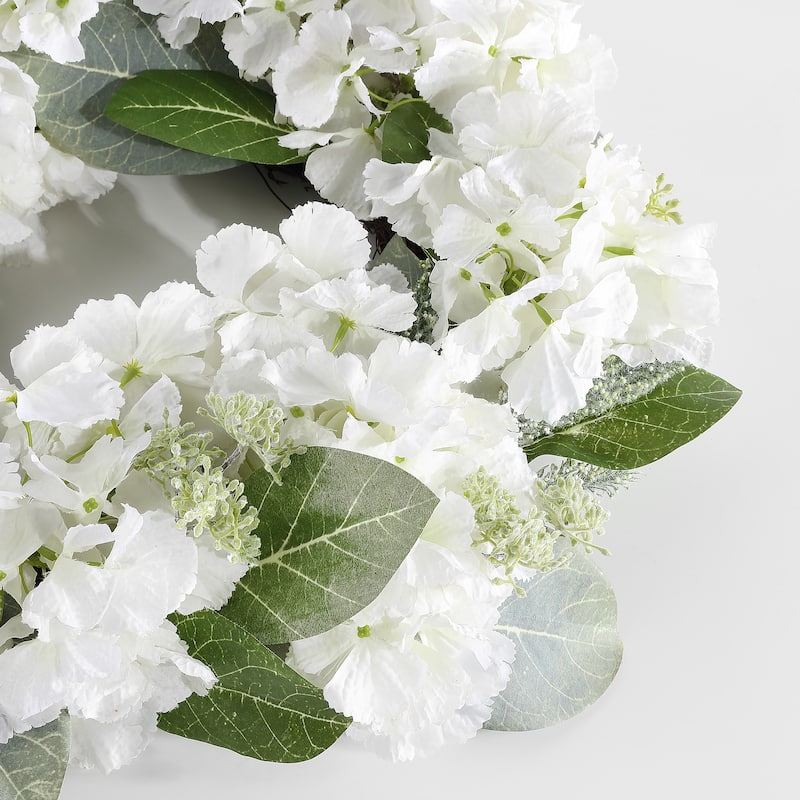 SAFAVIEH Gwenda Faux 22-inch Hydrangea & Magnolia Wreath