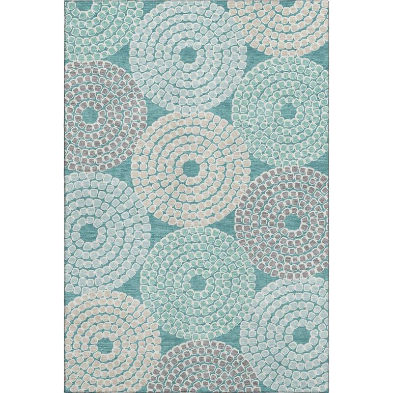 Premium Washable Super Soft Mosaic Colosseum Mayfield Rug