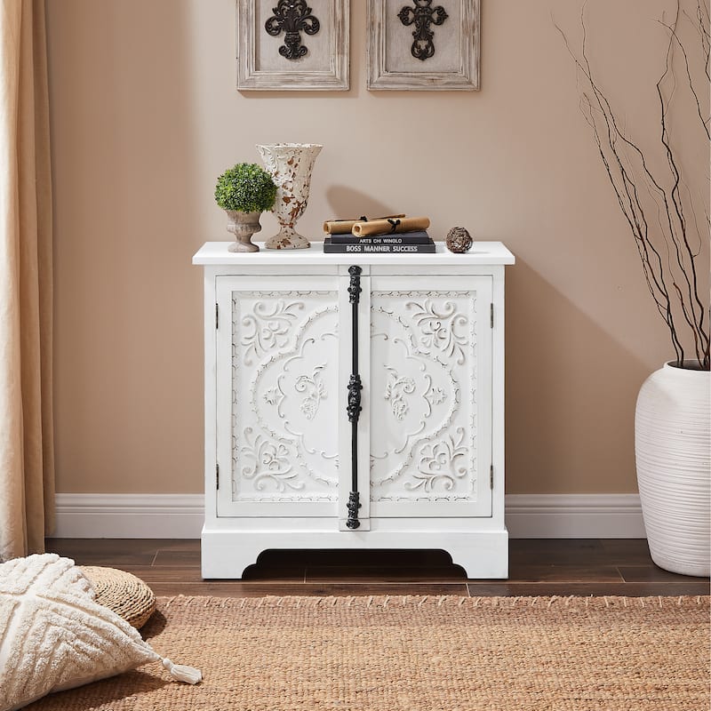 Art Leon Retro and Romantic Floral Cabinet
