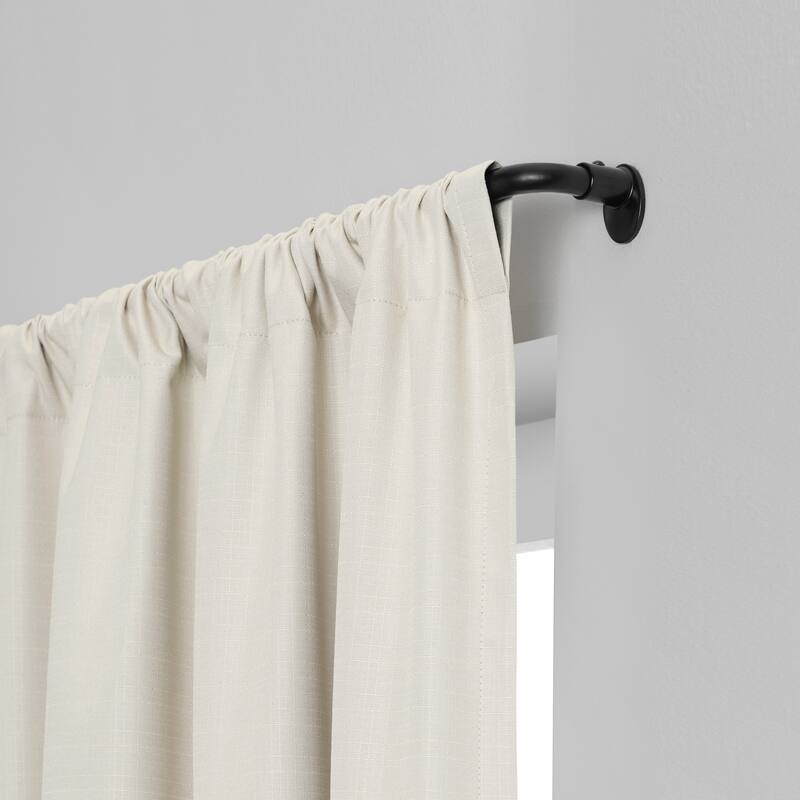Eclipse Clinton 5/8" Blackout Wrap Curtain Rod