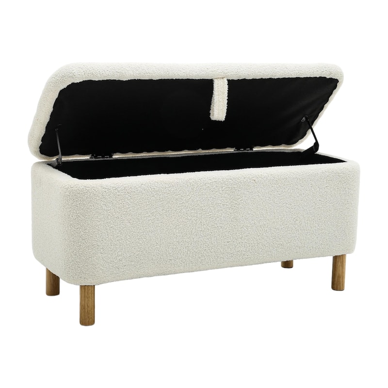 39'' L Upholstered Storage Ottoman Bench