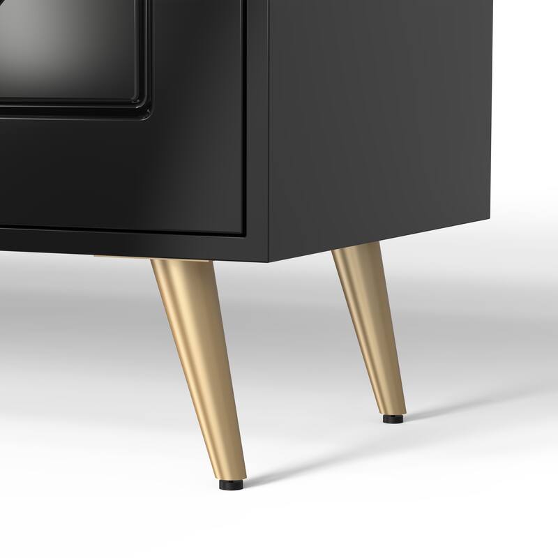 Modern Console TV Stand with Storage - 67"×25.6"