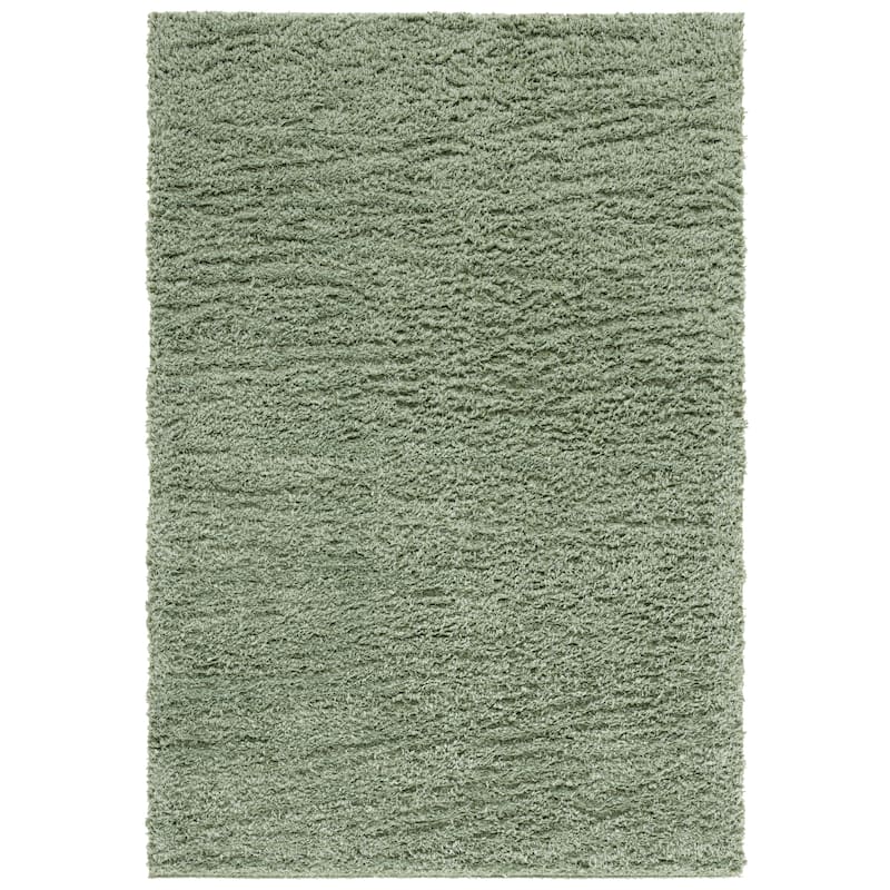 SAFAVIEH Lindsay Shag Luann Contemporary Rug - 8' x 10' - Green