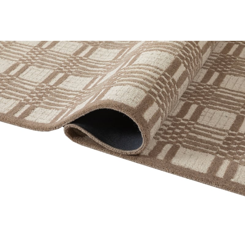 Terra by Obeetee Freya Stripe Beige Rug