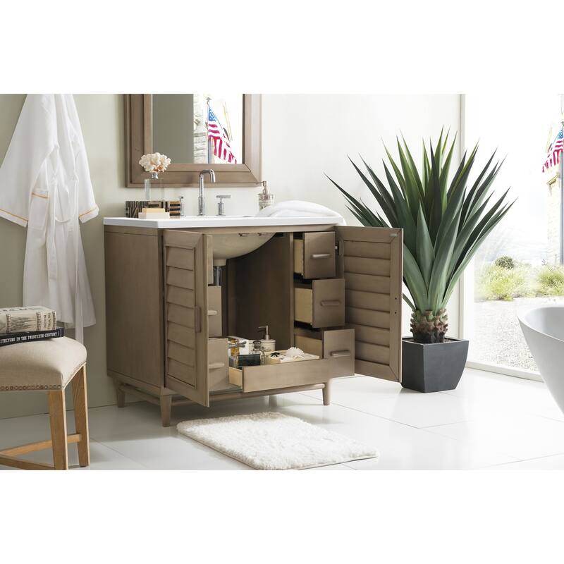 James Martin Vanities 620-V36-3WZ Portland 36" Free Standing Single