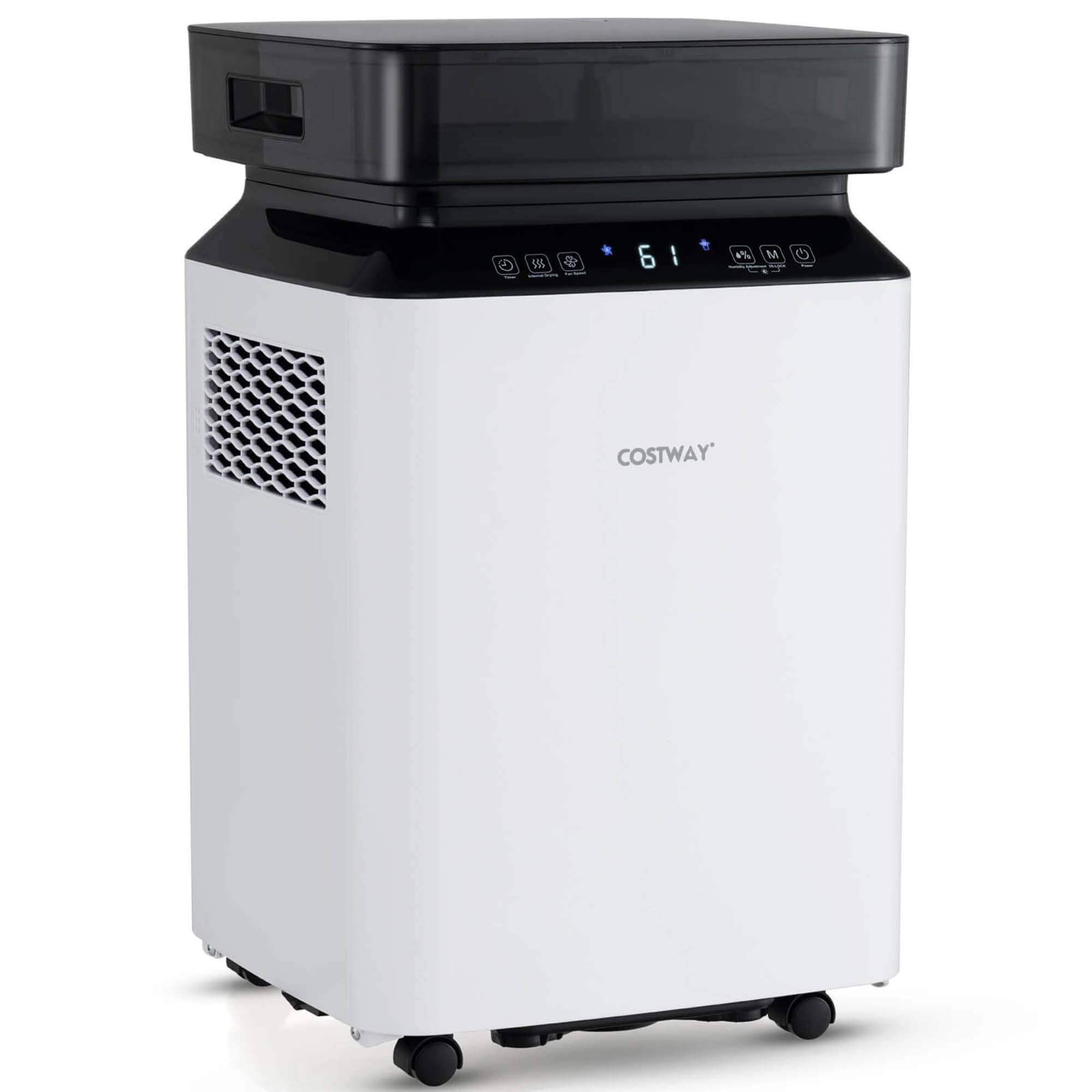 Costway 70 Pint Dehumidifier for Basement with Continuous & Auto Mode - See Details