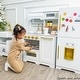 preview thumbnail 10 of 18, Teamson Kids Little Chef Atlanta Modular Play Kitchen with Accessories - 60.75" L x 12.99" W x 34.37" H