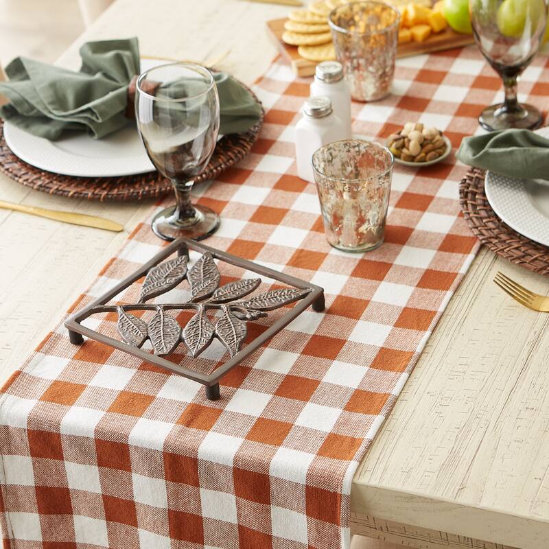 DII Heavyweight Fringed Table Runner