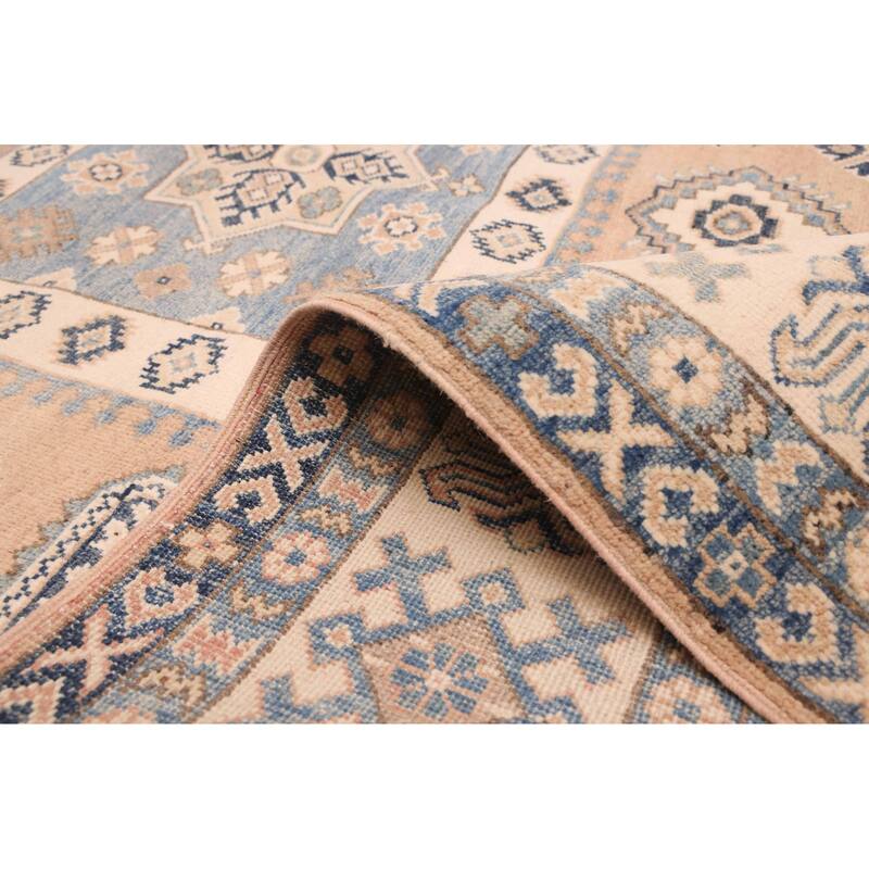 ECARPETGALLERY Hand-knotted Finest Ghazni Light Copper Wool Rug - 6'1 x 9'6