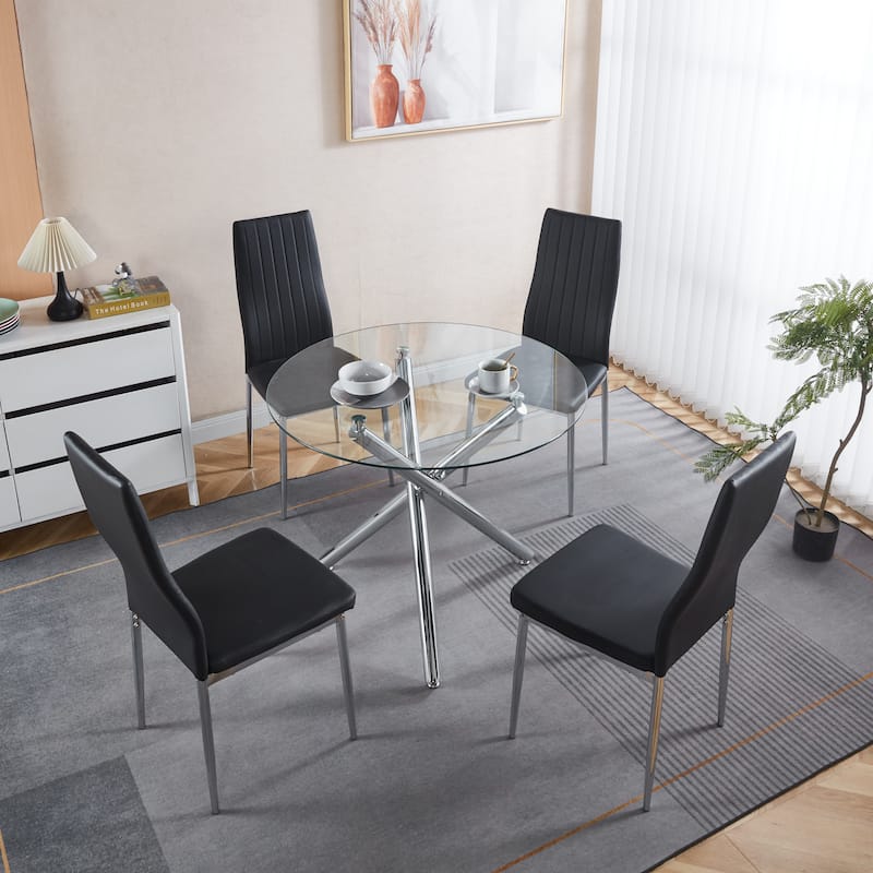 Chair Set of 4, Comfortable, Durable & Stylish Design for Modern Dining Experience