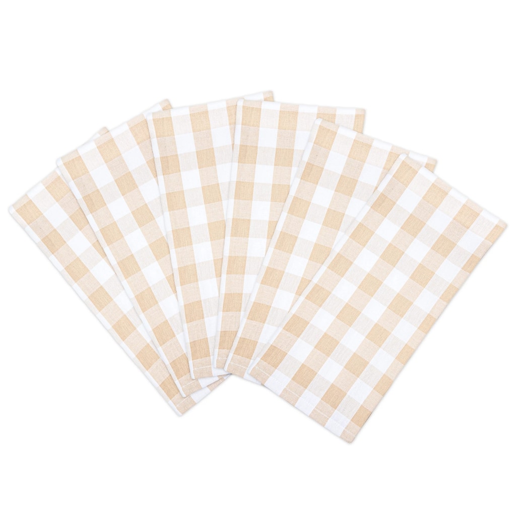 Arkwright Buffalo Plaid 6-Piece Kitchen Towels - 20x30