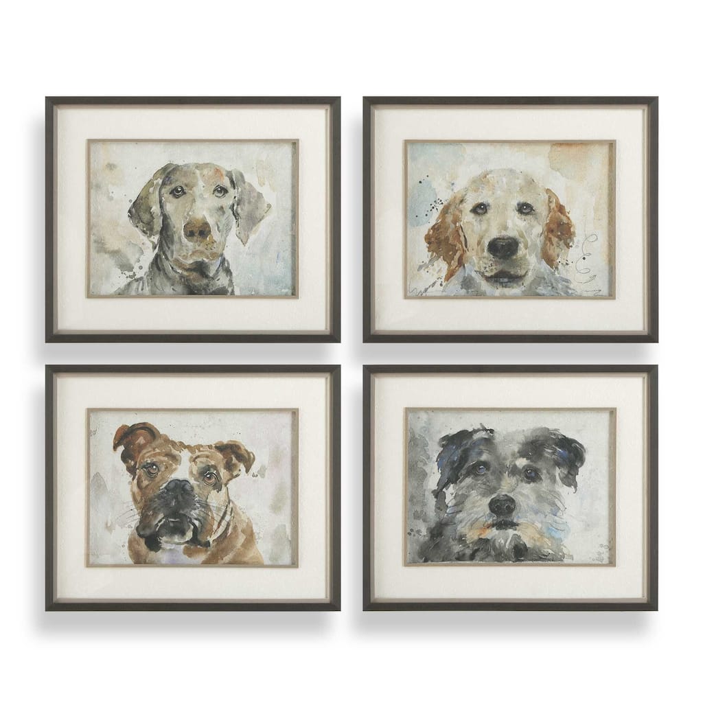 Uttermost Dog Days Framed Prints (Set of 4)