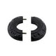 preview thumbnail 2 of 8, Black Aluminium Radiator Flanges Escutcheon Ring Plate 1.25 ID Rust Resistant Renovators Supply