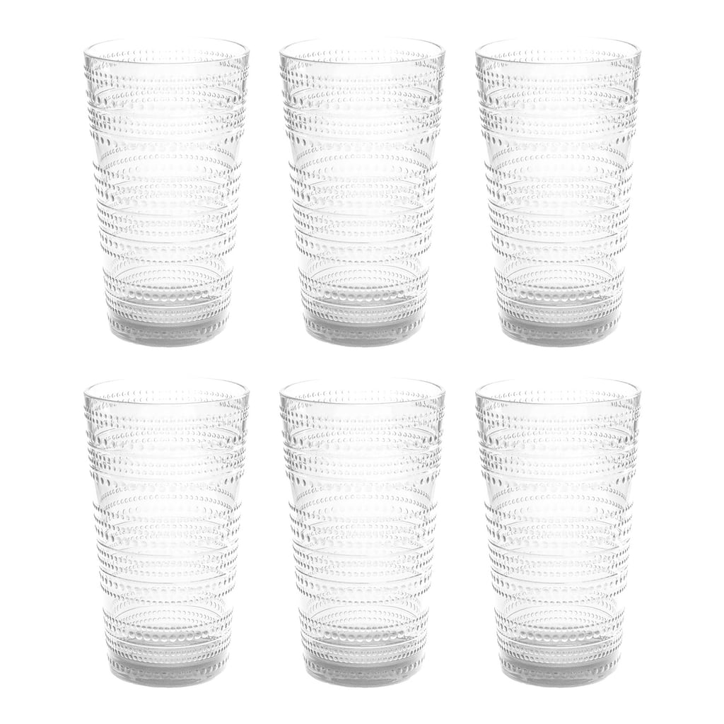 Beaded Jumbo, Clear, 16 oz