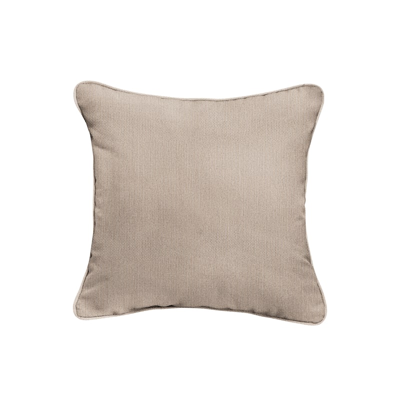 Sorra Home Sunbrella Outdoor Corded Pillow Single