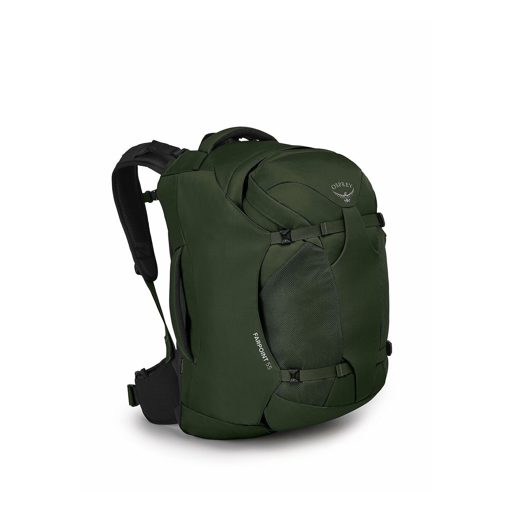 Osprey Men's Farpoint 55L Lightweight Travel Backpack, Gopher Green