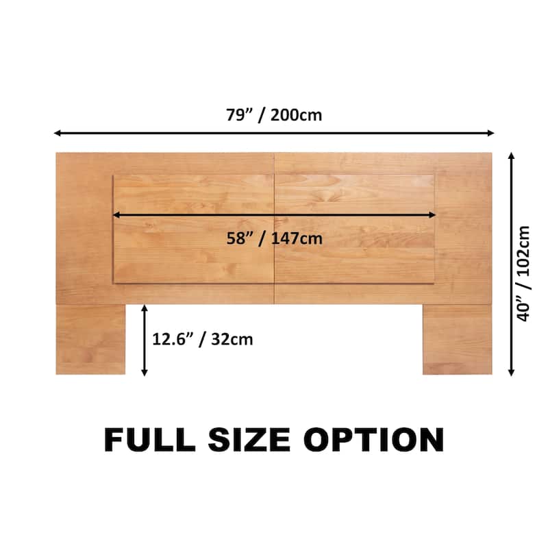 Copper Grove Rivne Flat Panel Headboard for 3 Sizes (King/Queen/Full)