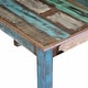 preview thumbnail 7 of 6, vidaXL Dining Table Solid Reclaimed Wood 45.3"x23.6"x30" - multi-color