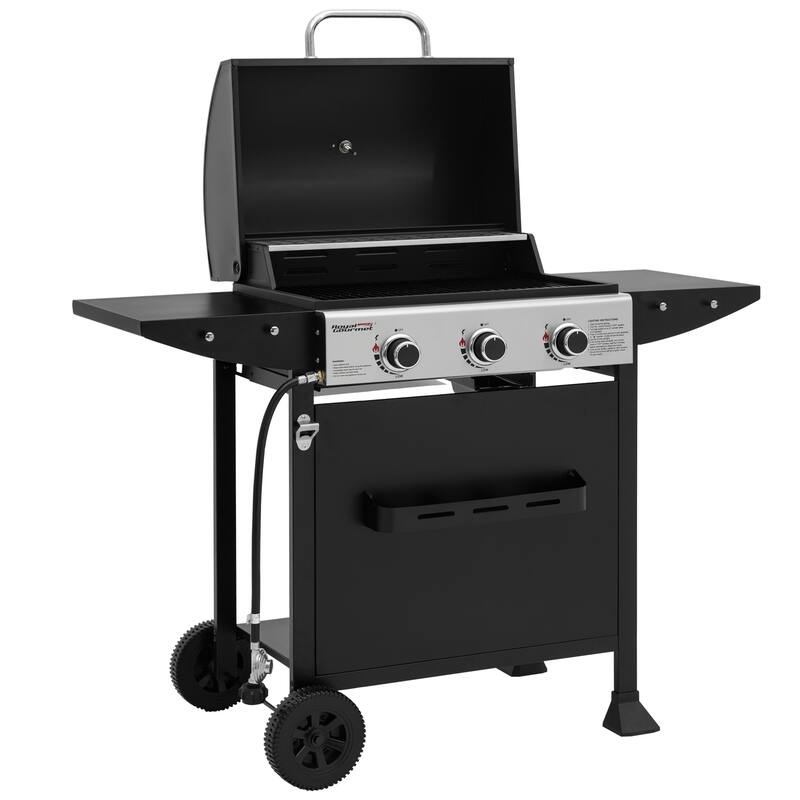 Royal Gourmet 3-Burner Liquid Propane Gas Grill Black