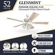 preview thumbnail 4 of 15, The Gray Barn Grumio Distressed White 52-inch Ceiling Fan with 5 Barnwood Blades