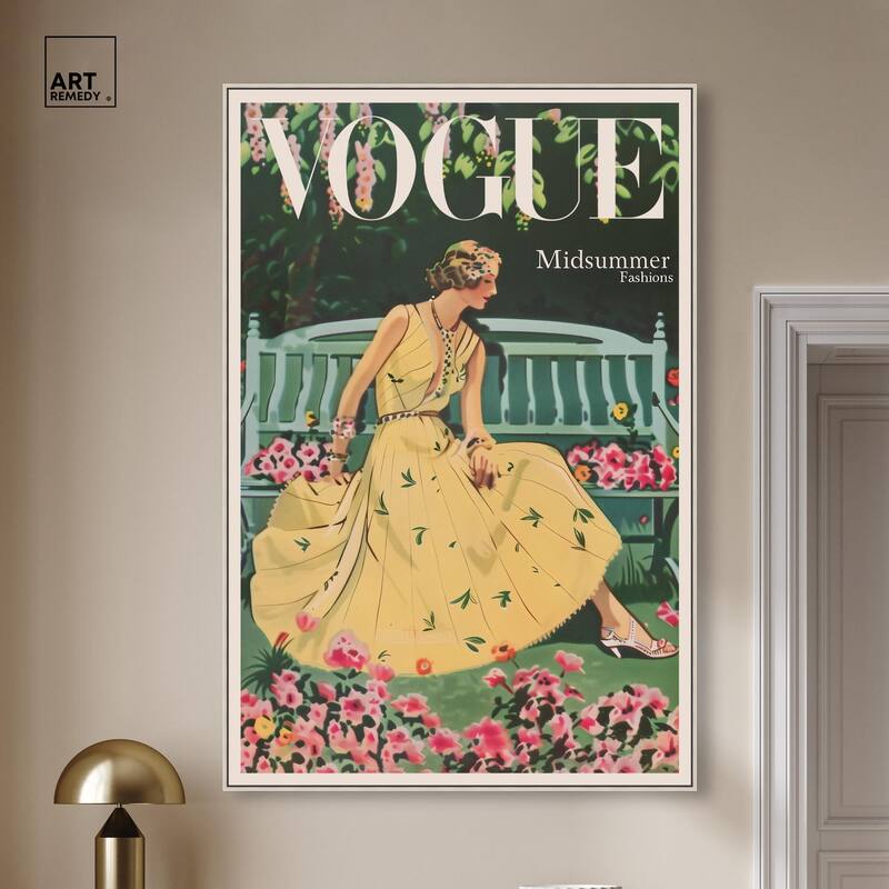 Midsummer Fashion Cover Canvas by Art Remedy