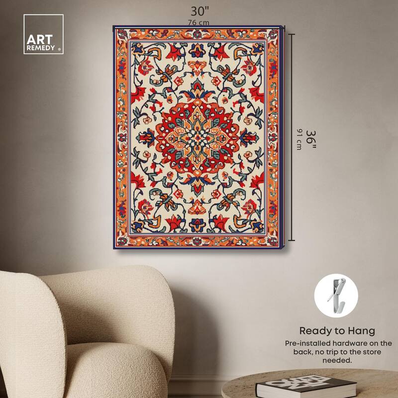 Morrocan Garden II Canvas by Art Remedy, Gallery Wrapped
