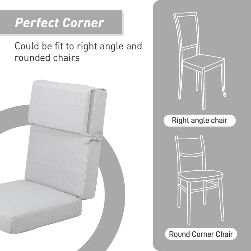 Aoodor 4.1" Outdoor Seat / Back Cushion