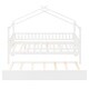 preview thumbnail 60 of 83, Montessori Bed House Bed with Trundle Bed and Headboard, Wood Daybed Platform Bed Frame No Box Spring Needed for Boys Girls