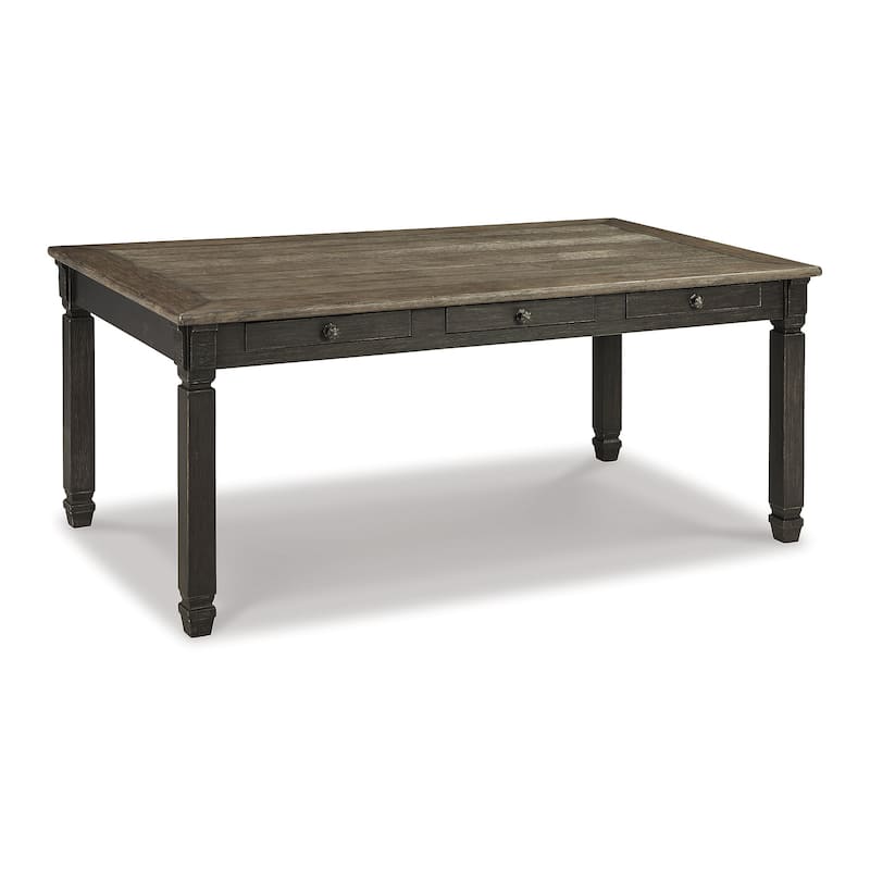 Signature Design by Ashley Tyler Creek Black / Grayish Brown 7-Piece Dining Package