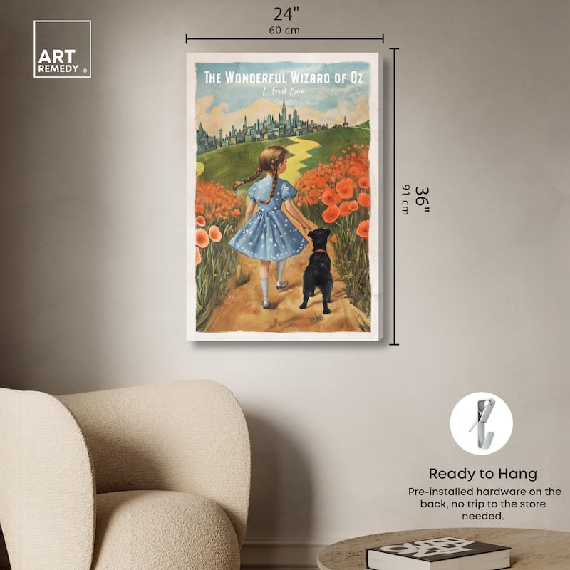 Wizard of Oz Classic Canvas by Art Remedy, Gallery Wrapped