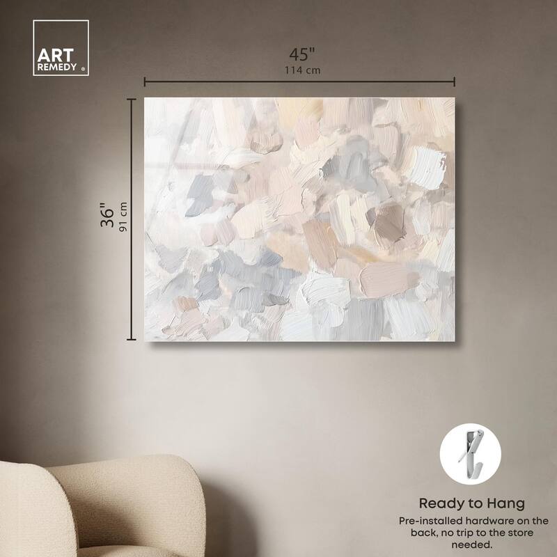 Soft Colors Fade I Acrylic by Art Remedy, Ready to Hang
