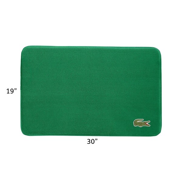 Lacoste memory foam logo rug sale