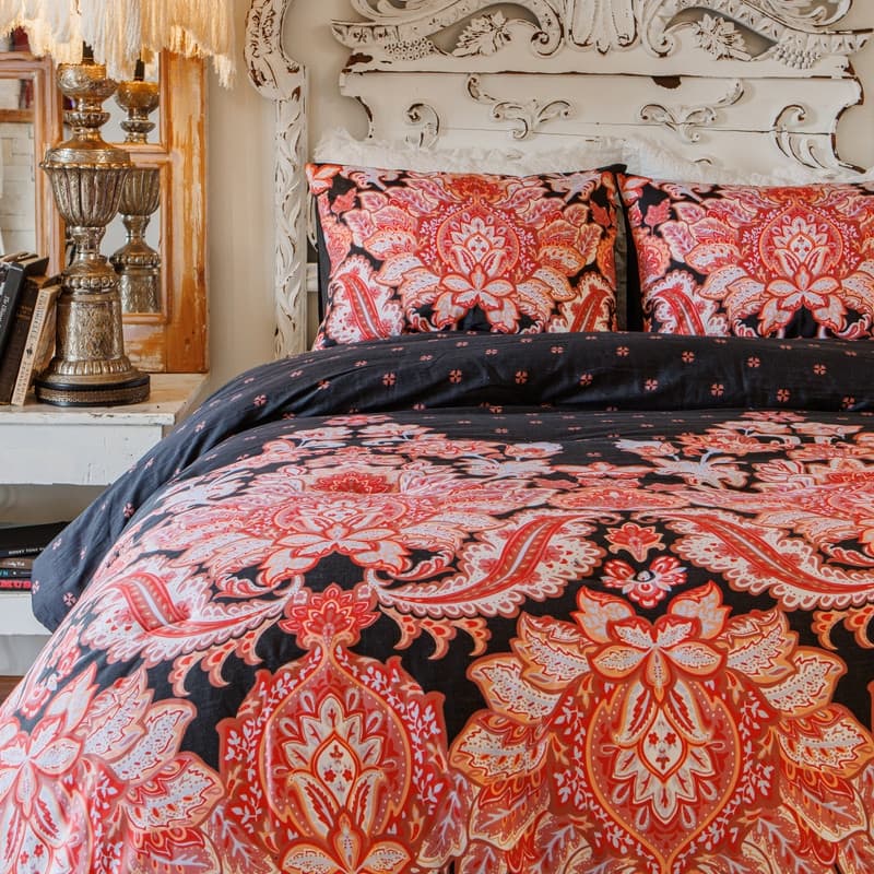 Rhapsody Cotton Sateen Reversible Comforter Set by Junk Gypsy