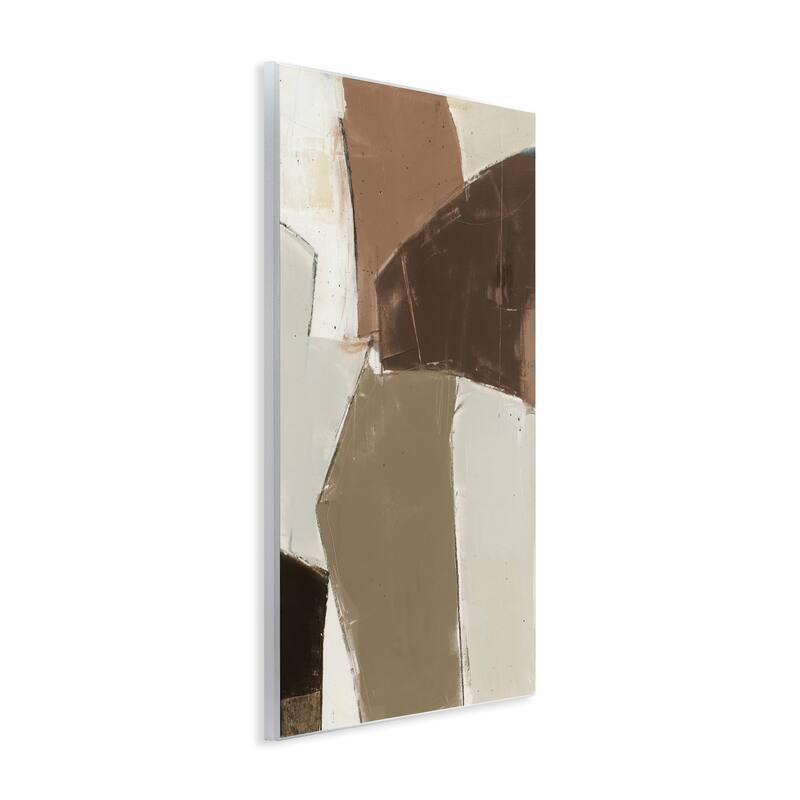 Stupell Contemporary Neutral Earth Tones Wall Plaque Art Design By Kippi Leonard