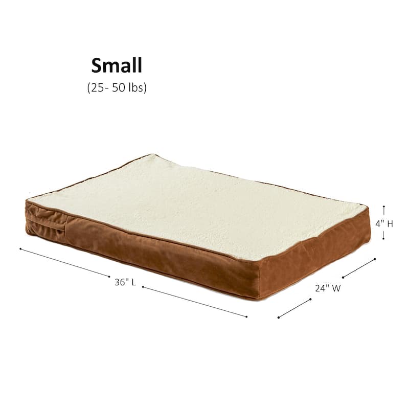 Happy Hounds Ozzie Mocha Orthopedic Dog Bed