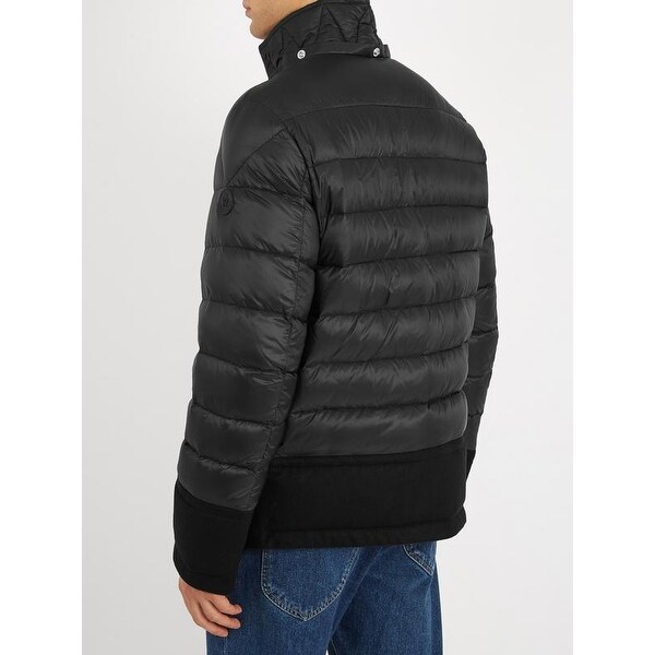 moncler black puffer jacket mens