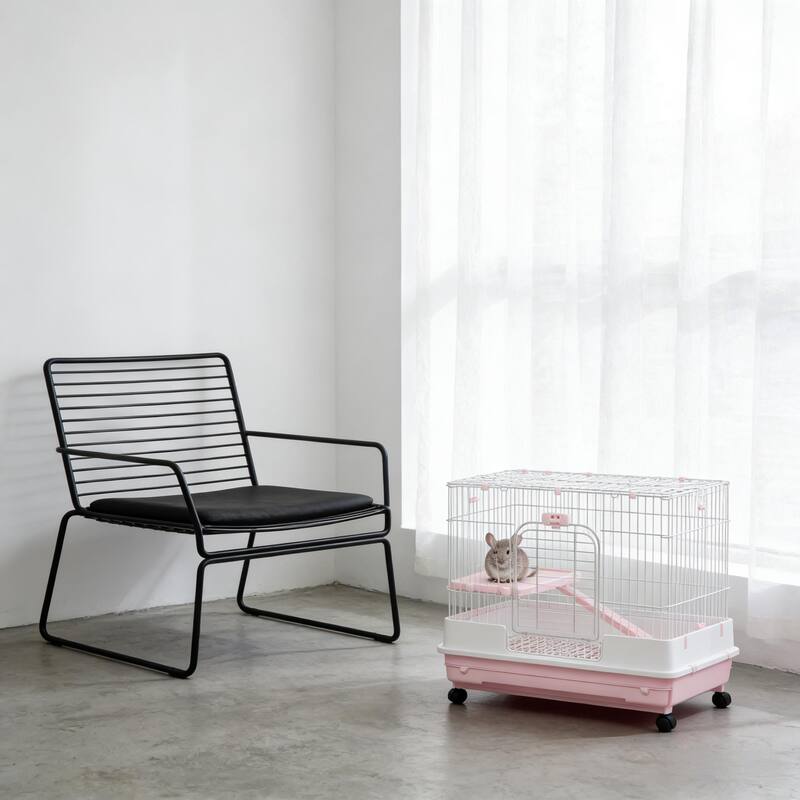 Pet House with Wheels,Small Animal Cage Rabbit Hutch