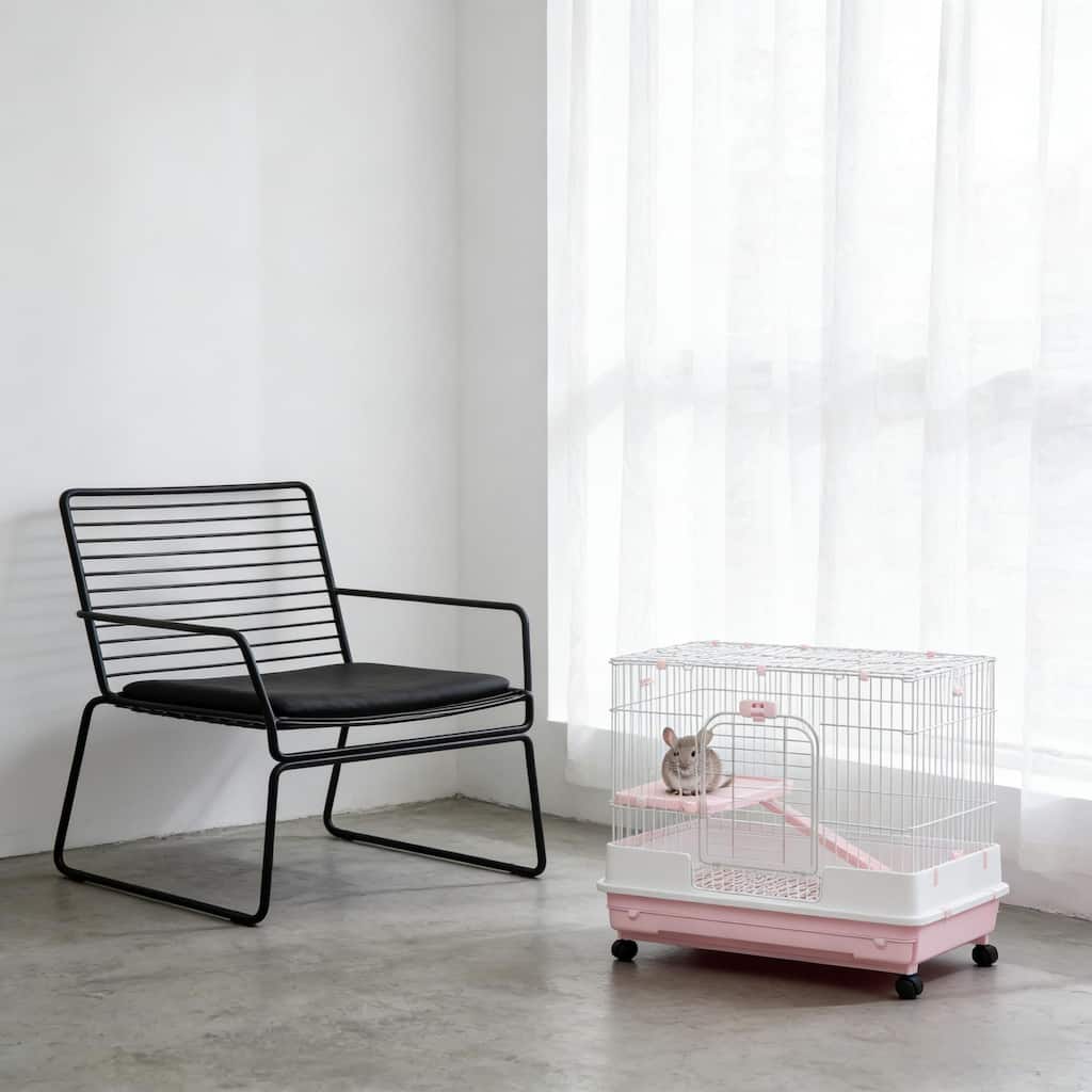 Pet House with Wheels,Small Animal Cage Rabbit Hutch