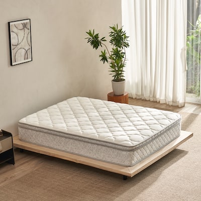 12 Inch Hybrid Full Mattress in a Box with Memory Foam and Pocket Spring,Medium Firm,CertiPUR-US & OEKO-TEX