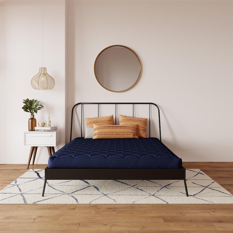 DHP Dana 6 Inch Quilted Mattress with Removable Cover and Thermobonded Polyester Fill