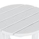 Laguna 18-inch Poly Eco-Friendly All Weather Round Side Table