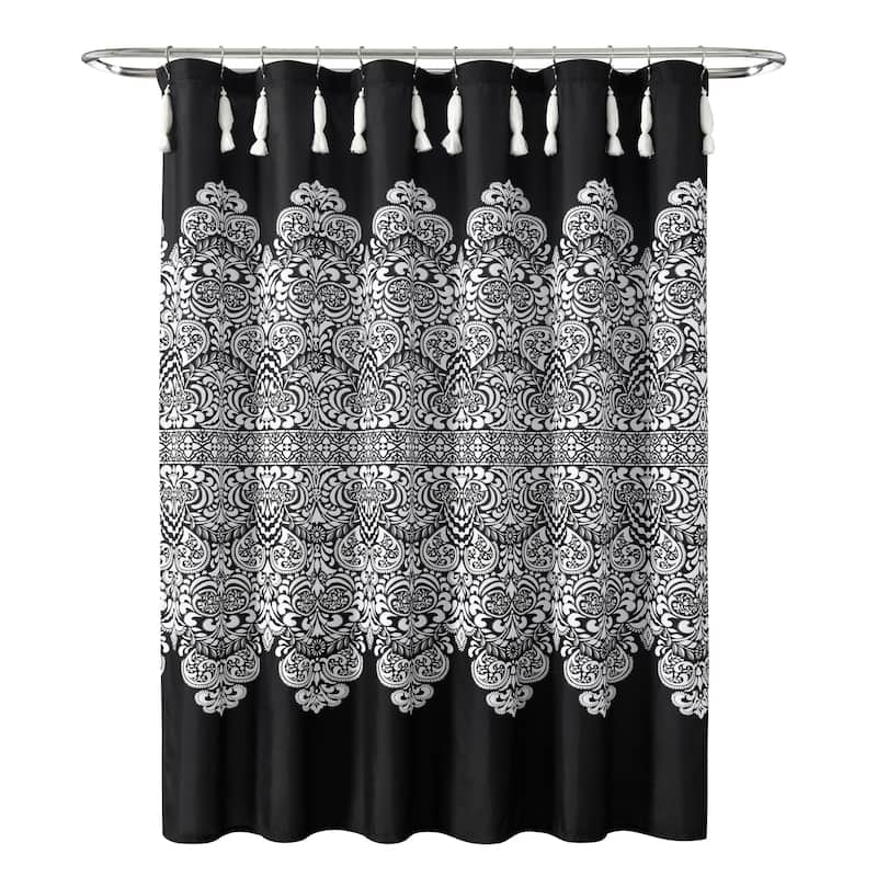 Lush Decor Boho Medallion Shower Curtain