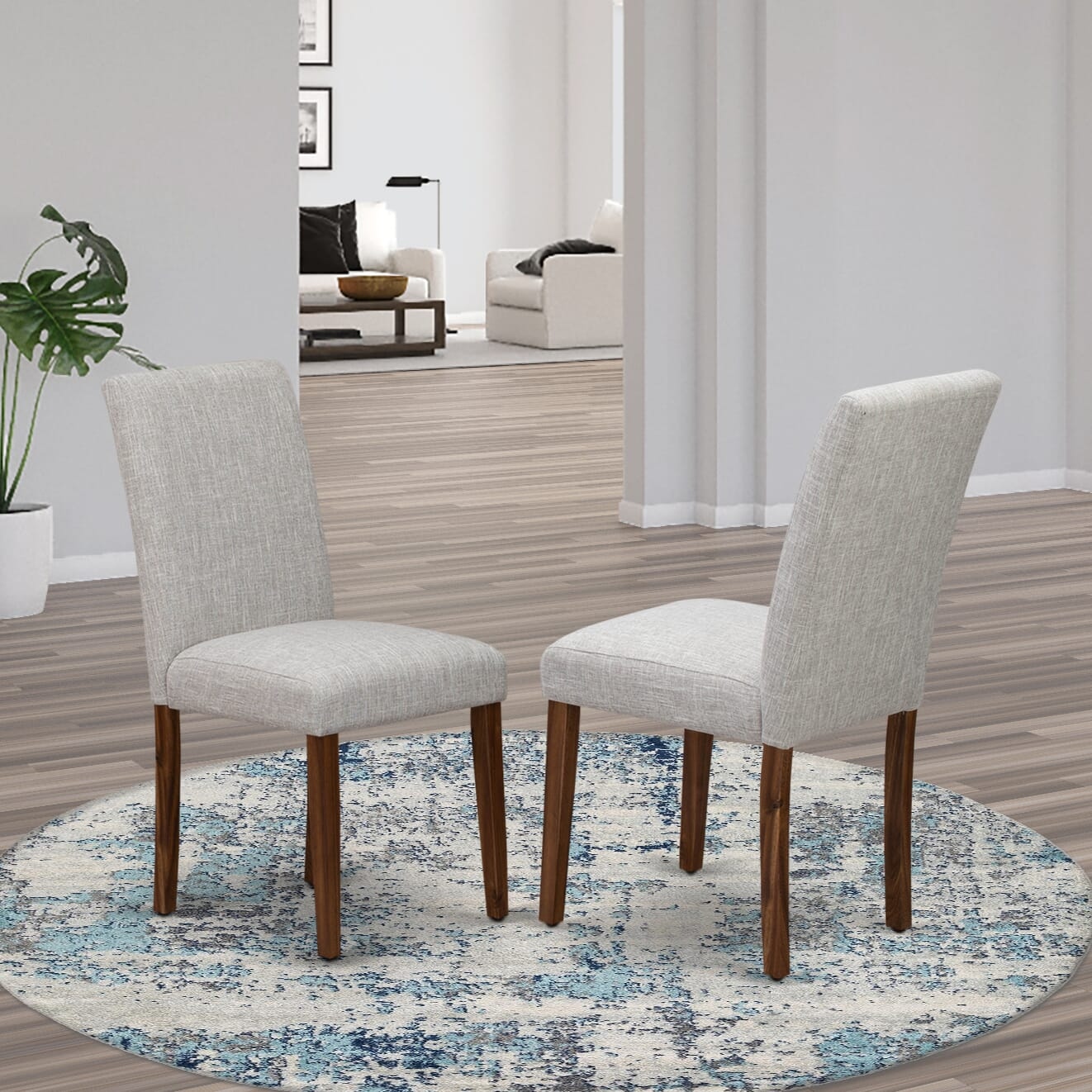 Kohut linen hot sale upholstered dining chair