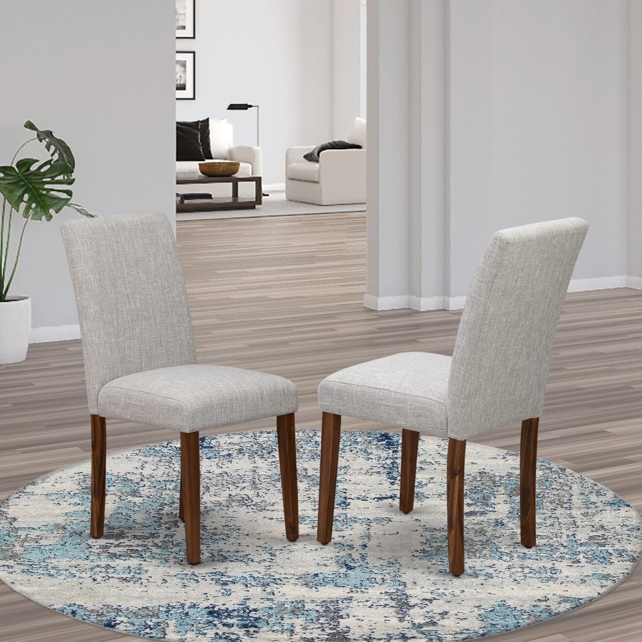 Kohut linen sales upholstered dining chair